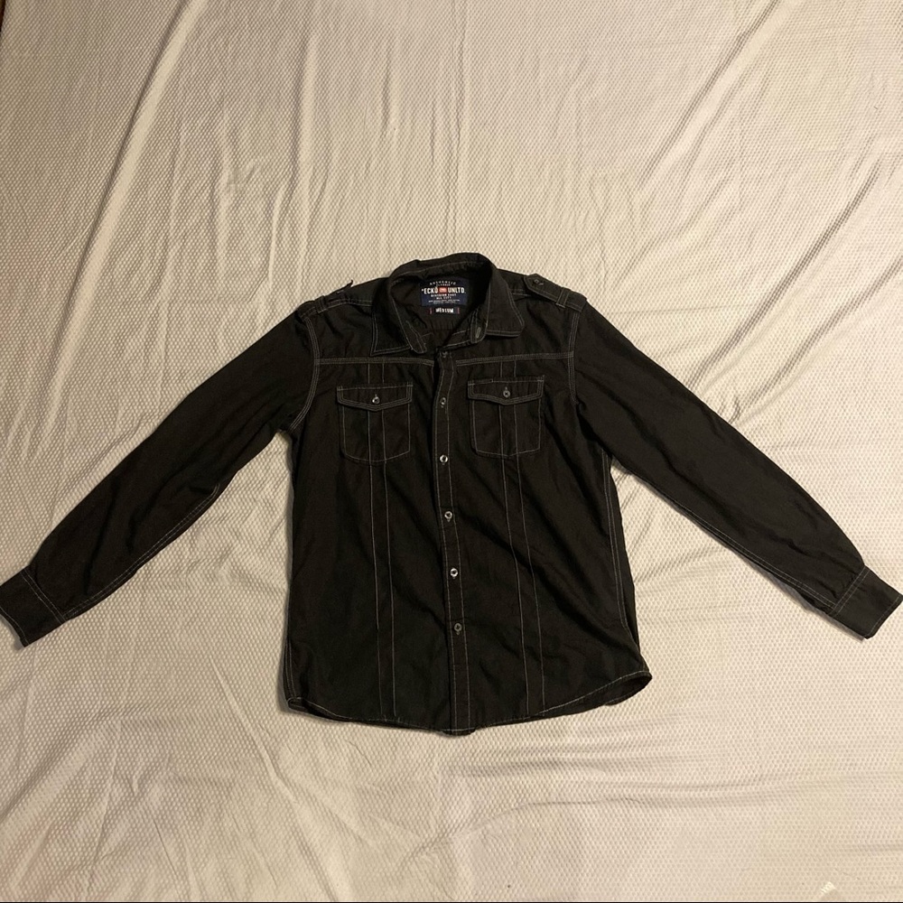 Ecko Unltd mens button down size M